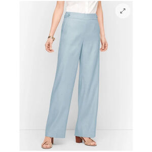 Talbots Blue Retro Palazzo Dress Pants